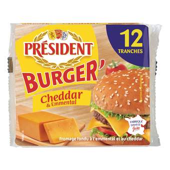 President cheddar listići 150g