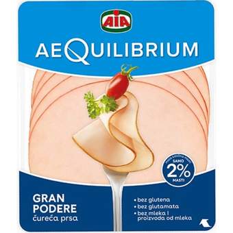 Perutnina pileća prsa dimljena narezana 100g