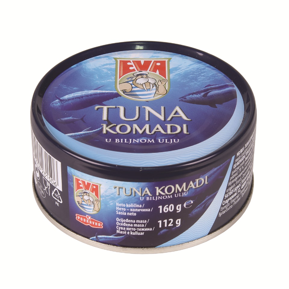 Eva tuna komadi u biljnom ulju 160g