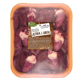 Pileća jetra i srca 400g