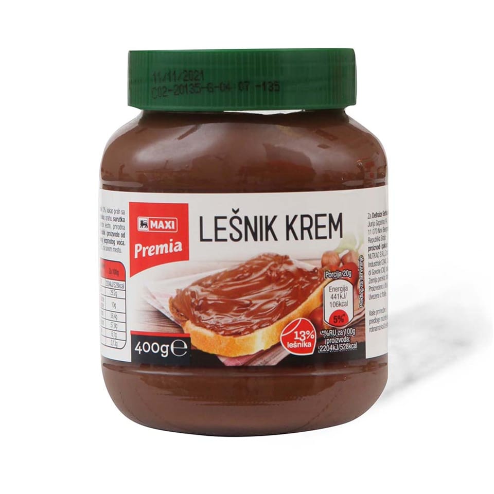 Lešnik krem proizvod 400g