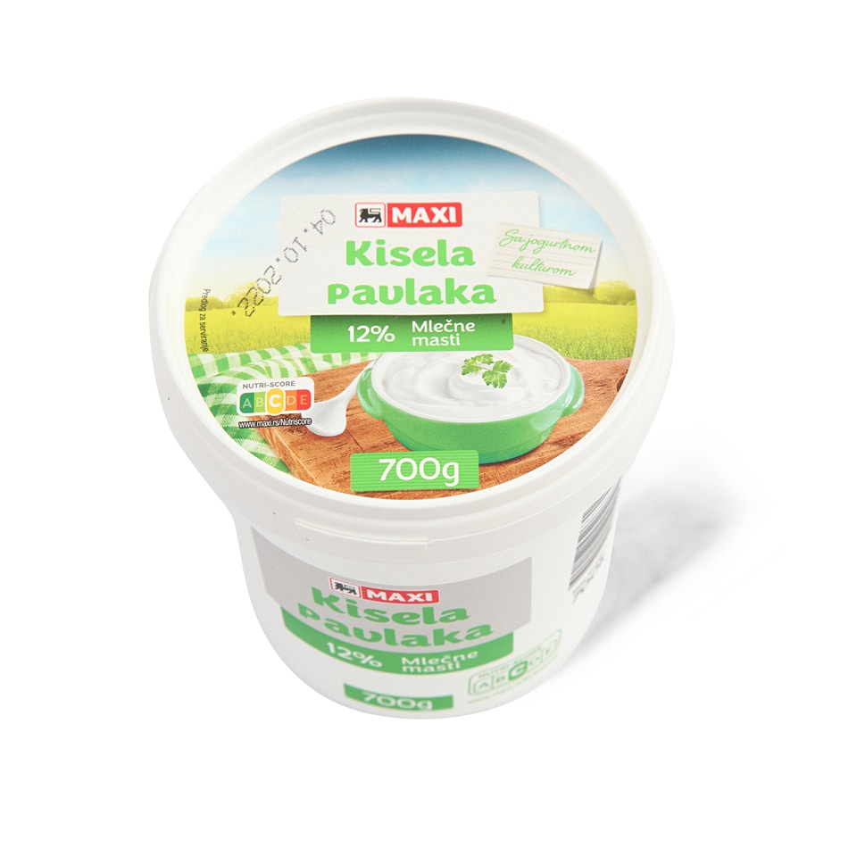 Kisela pavlaka 12% 700g