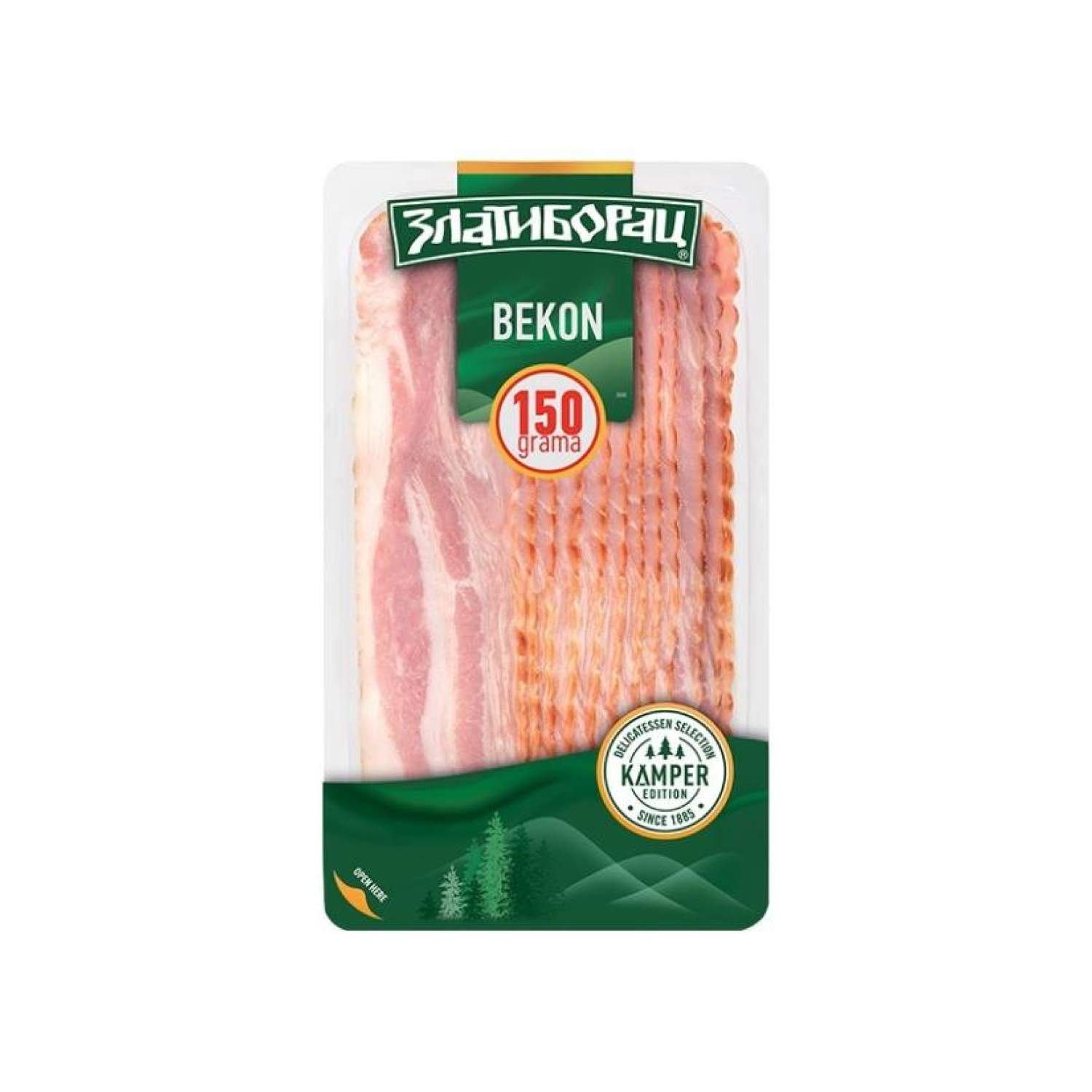 Dimljena šunka narezana 100g