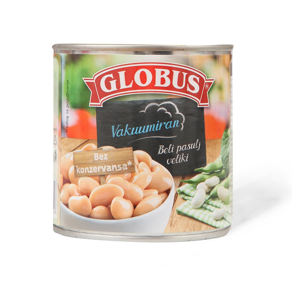 Globus pasulj beli veliki 326g