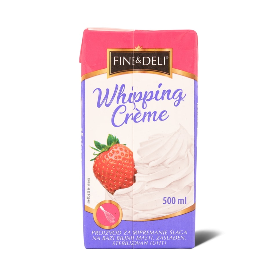Fine deli whipping creme 25% 1l