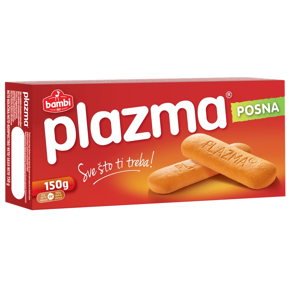 Plazma keks posni 150g