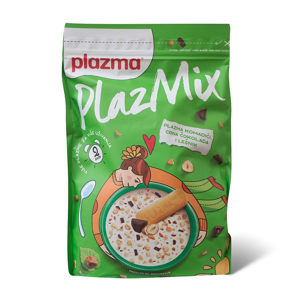 Plazmix čokolada i lešnik 350g