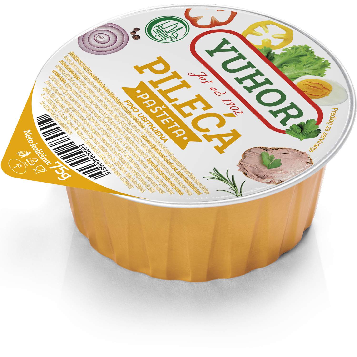 Yuhor pileća pašteta 75g
