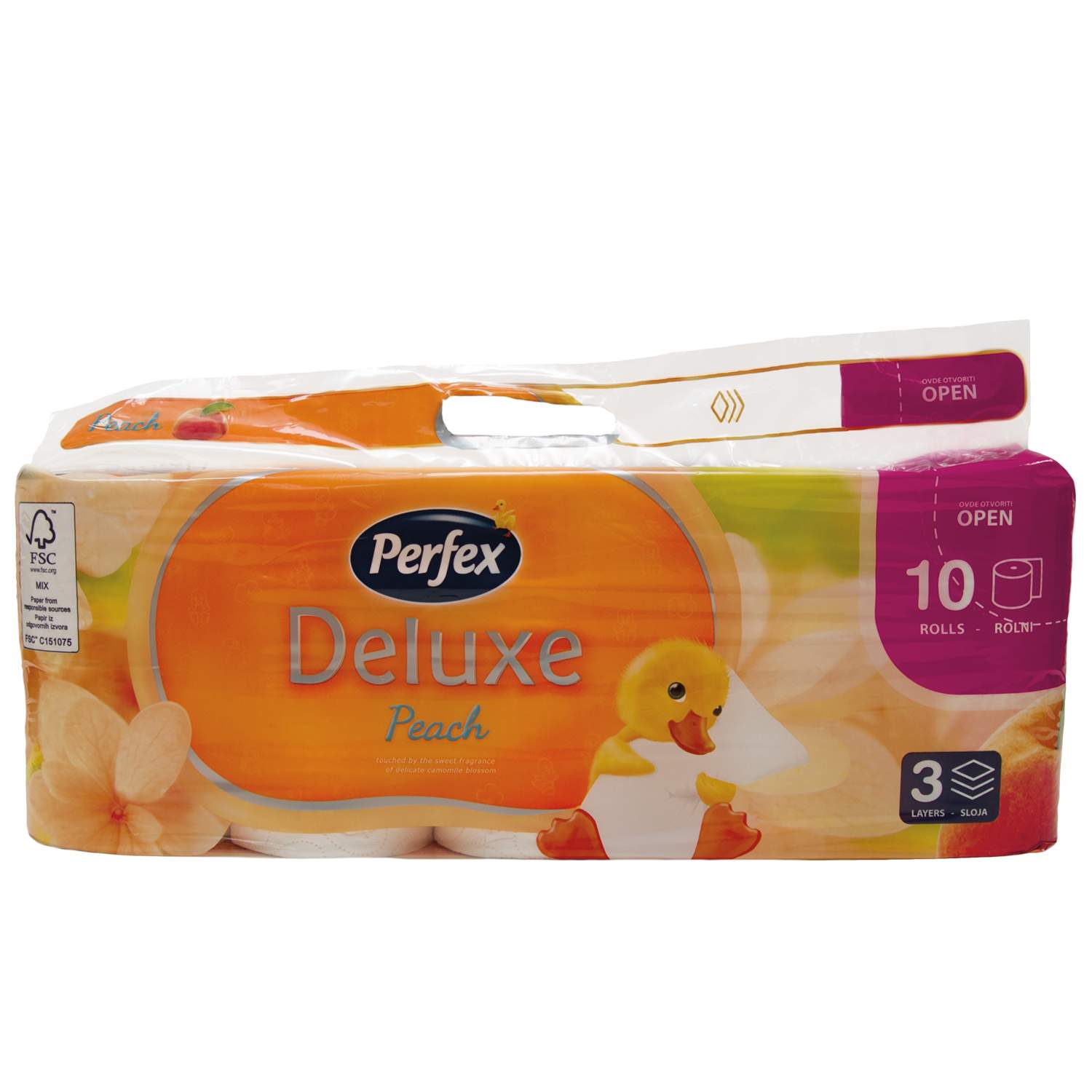 Perfex toalet papir deluxe breskva troslojni 101