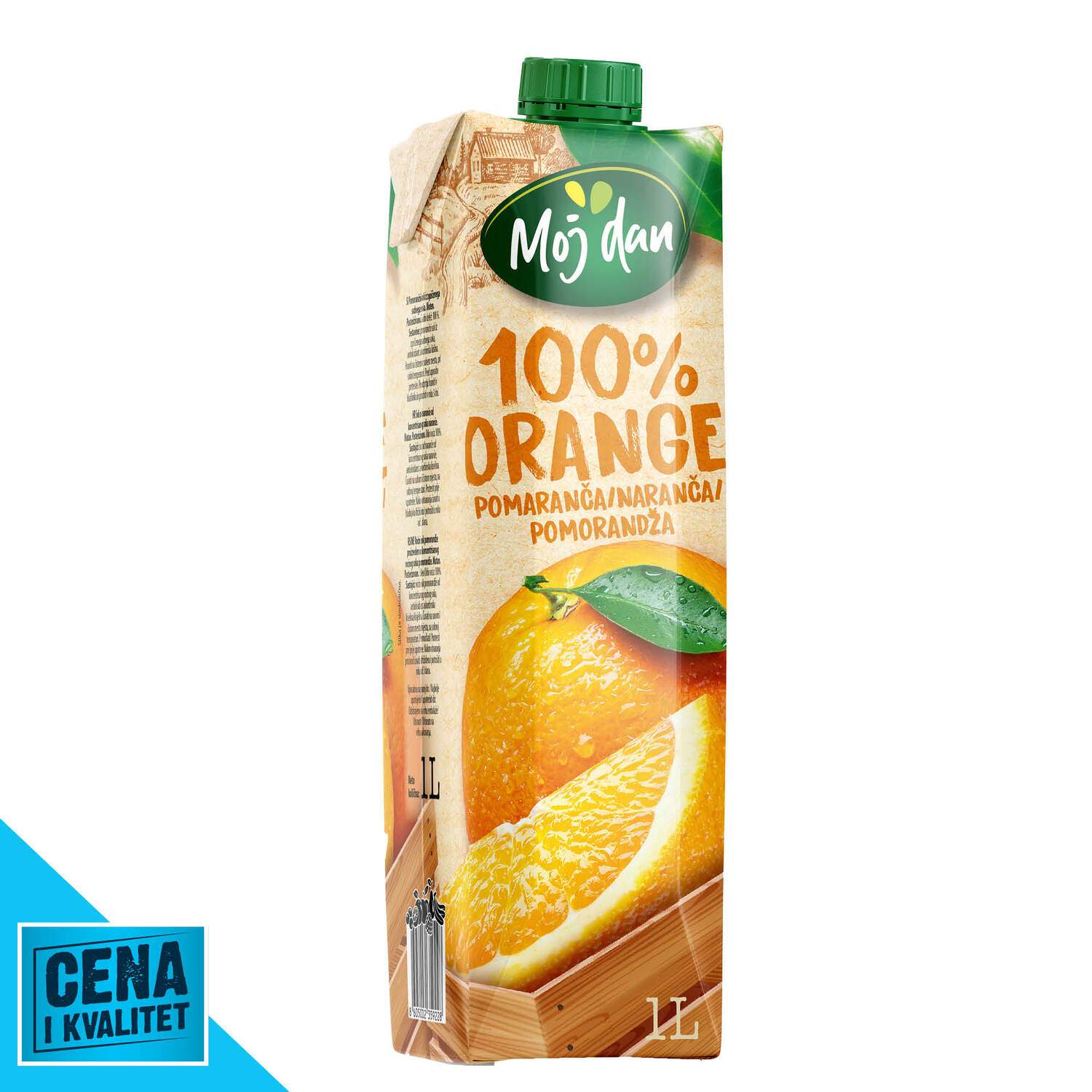 Life Pomorandža 1l 100%Tetra