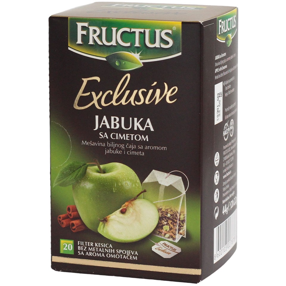 Fructus čaj jabuka sa cimetom 44g