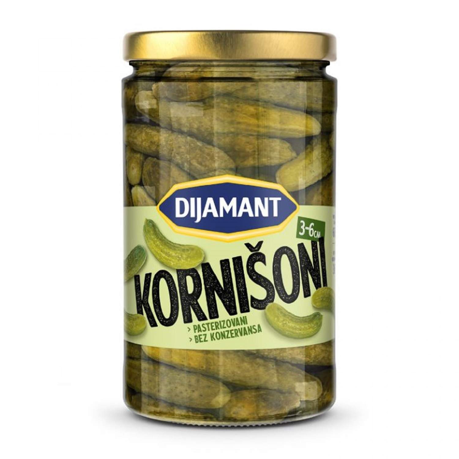 Dijamant kornišoni 670g