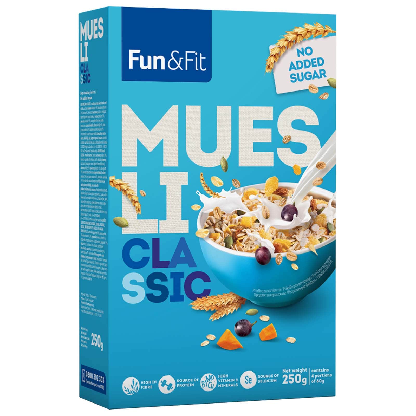 Fun&fit corn flakes 250g