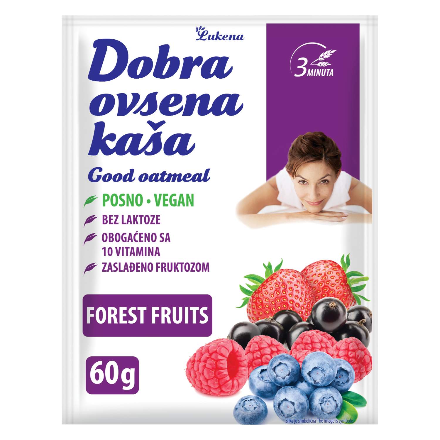 Dobra ovsena kaša brusnica 60g