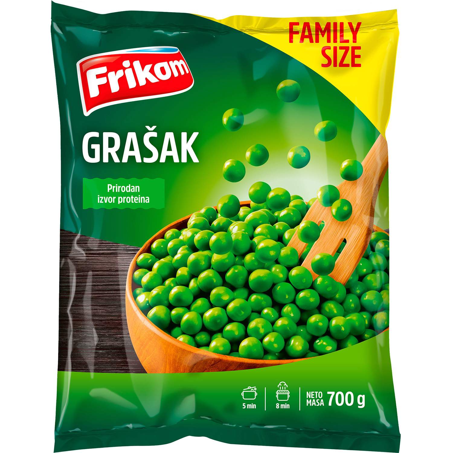 Frikom smrznuti grašak 700g