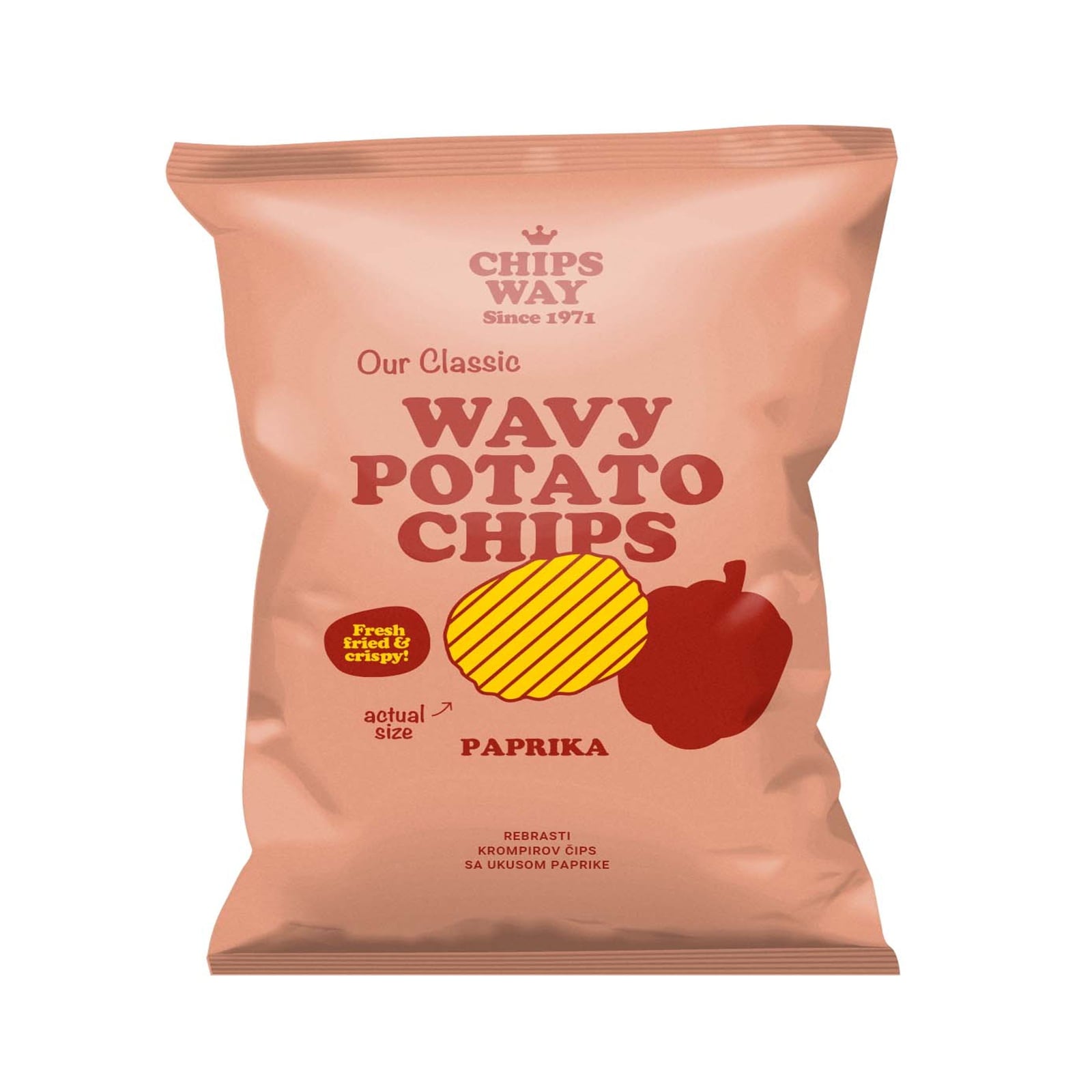 Chips way čips paprika 150g