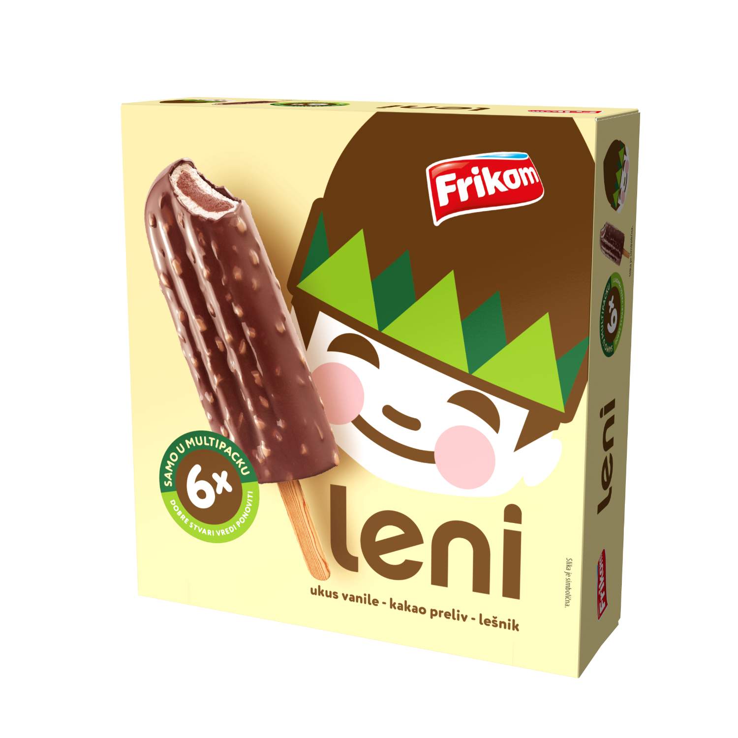 Leni sladoled 6 6x70ml