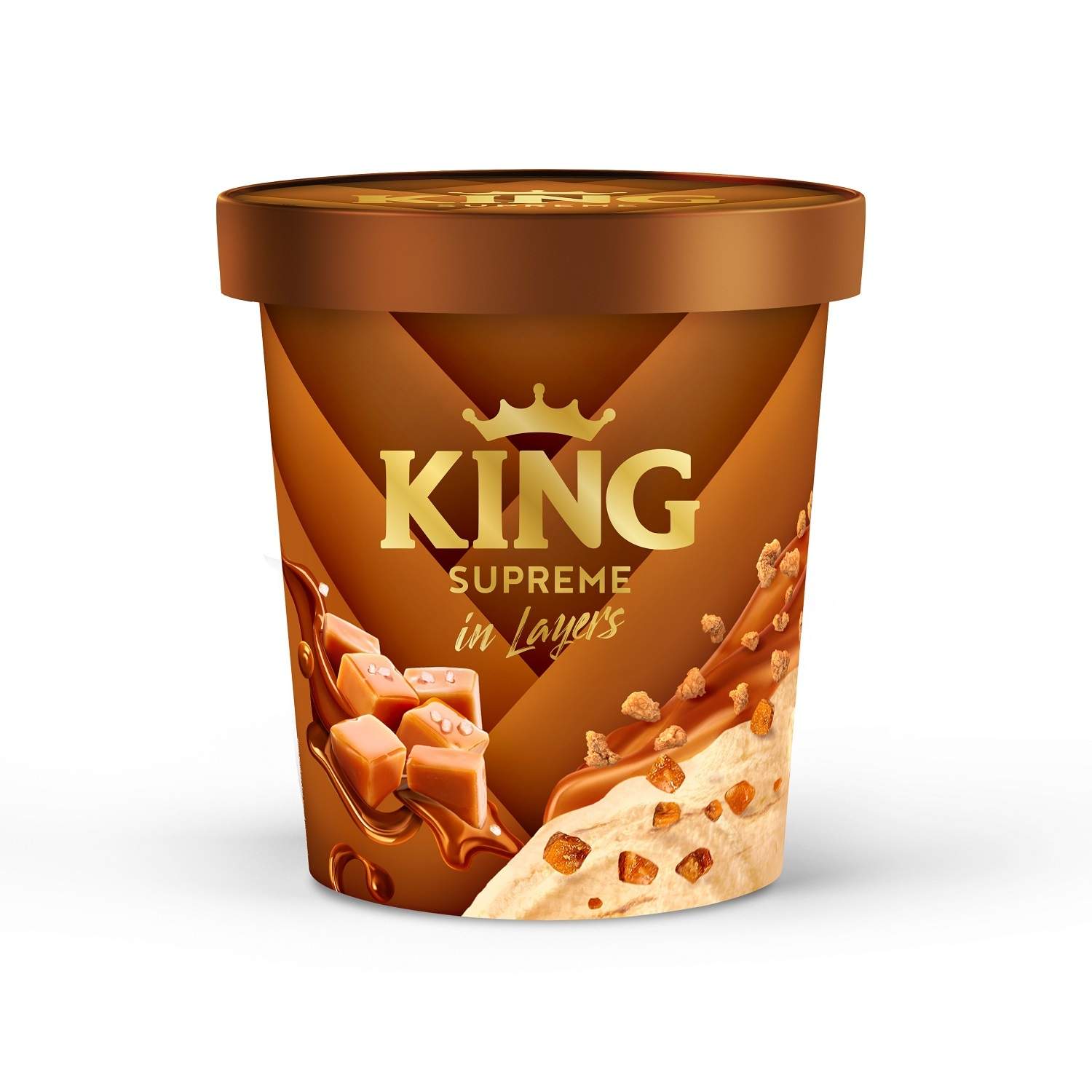 Frikom king čaša caramel 450ml