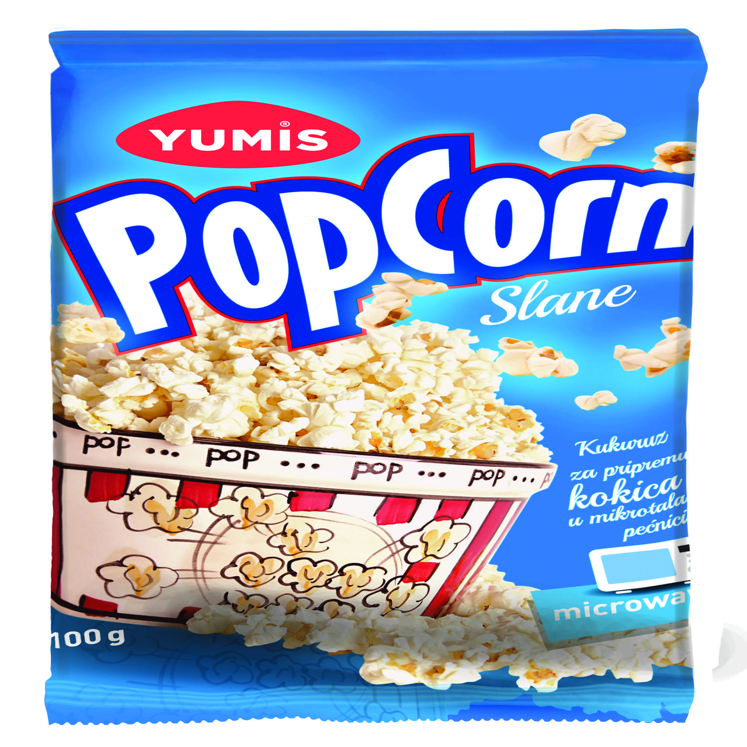 Clipsy popcorn salted 70g