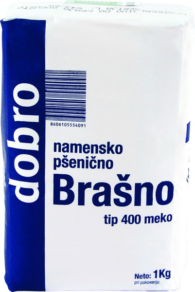 Dobro namensko brašno t400 meko 1kg