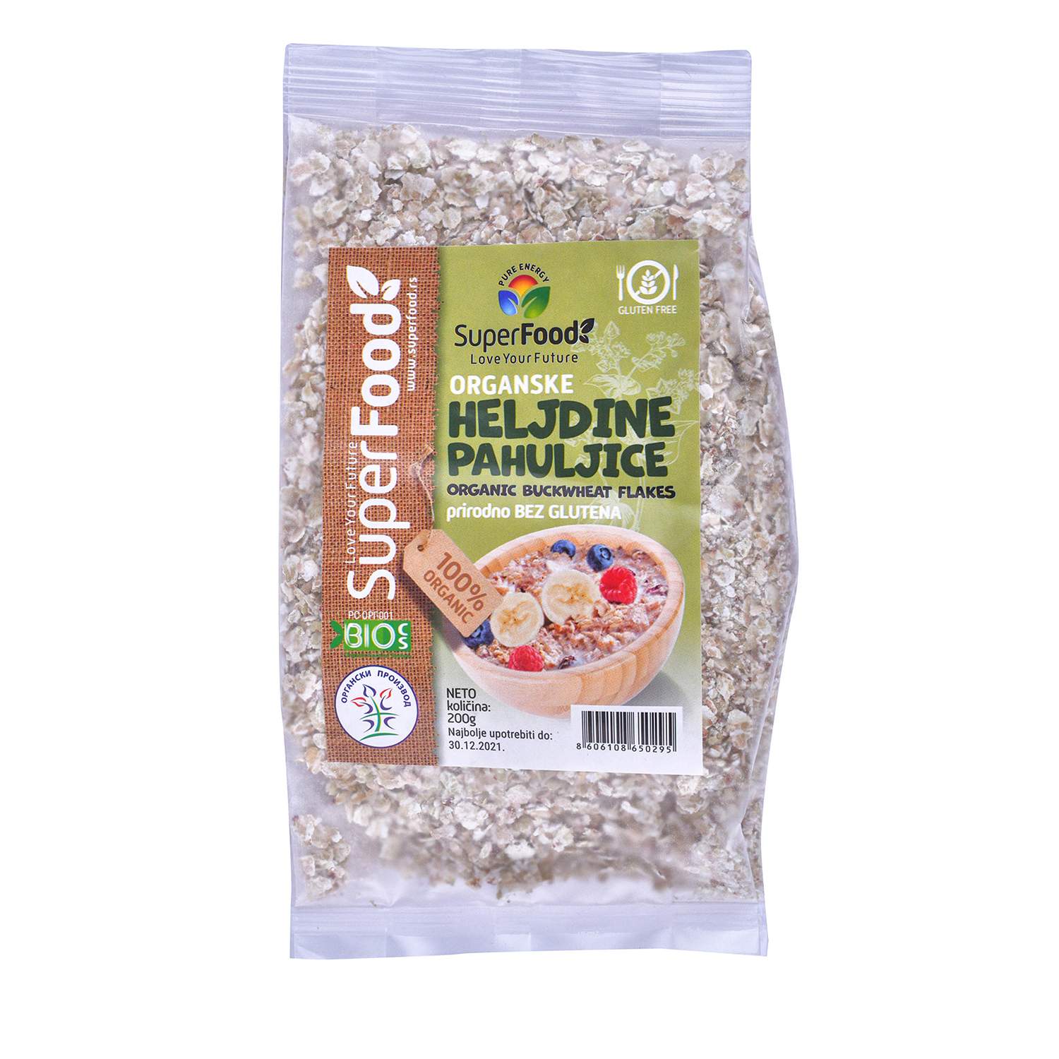 Superfood Heljdine Pahuljice 200g